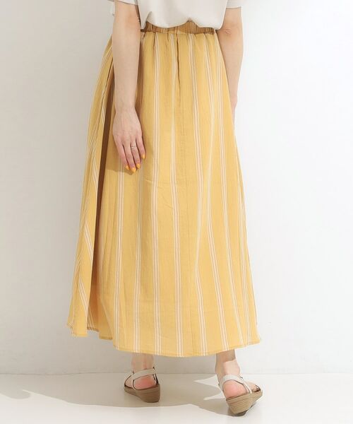 SHOO・LA・RUE / シューラルー ロング・マキシ丈スカート | ふんわり軽やか ストライプギャザースカート | 詳細10