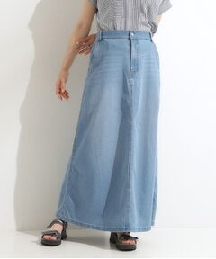 SHOO・LA・RUE / シューラルー デニムスカート | 【洗える/S-LL】大人カジュアル デニムロングスカート