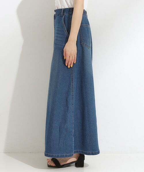 SHOO・LA・RUE / シューラルー デニムスカート | 【洗える/S-LL】大人カジュアル デニムロングスカート | 詳細10