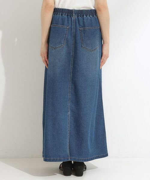 SHOO・LA・RUE / シューラルー デニムスカート | 【洗える/S-LL】大人カジュアル デニムロングスカート | 詳細11