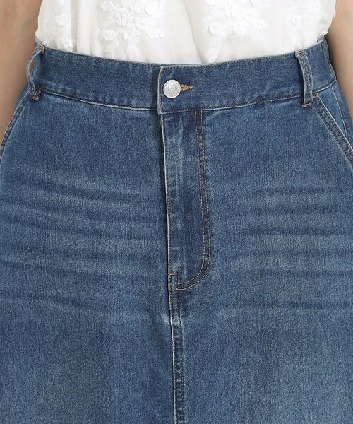 SHOO・LA・RUE / シューラルー デニムスカート | 【洗える/S-LL】大人カジュアル デニムロングスカート | 詳細12