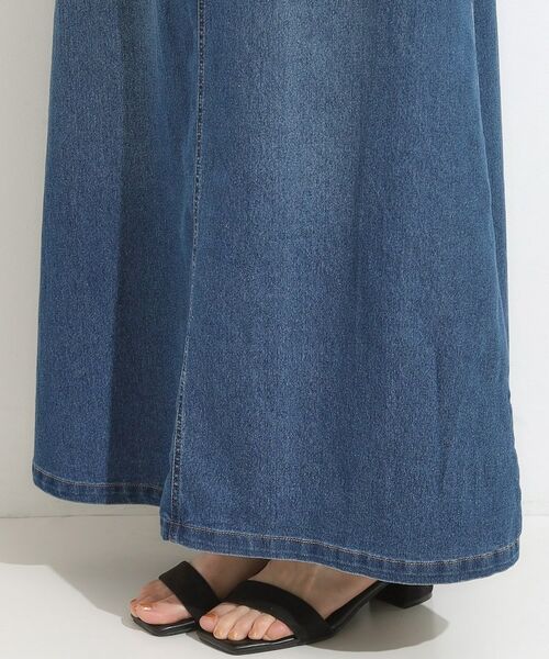 SHOO・LA・RUE / シューラルー デニムスカート | 【洗える/S-LL】大人カジュアル デニムロングスカート | 詳細16