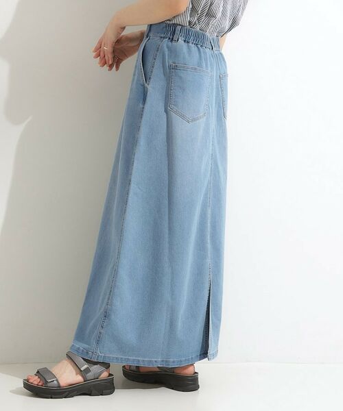 SHOO・LA・RUE / シューラルー デニムスカート | 【洗える/S-LL】大人カジュアル デニムロングスカート | 詳細2