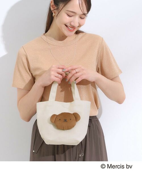 SHOO・LA・RUE / シューラルー トートバッグ | 【miffy/boris】立体フェイストート(アイボリー(004))