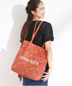 SHOO・LA・RUE / シューラルー トートバッグ | 【A4サイズ】幸運を呼び寄せてくれそうな ラタプリント トートバッグ