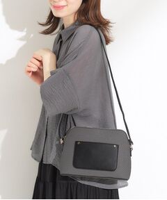 SHOO・LA・RUE / シューラルー ショルダーバッグ | キャンバス風合皮ショルダーバッグ