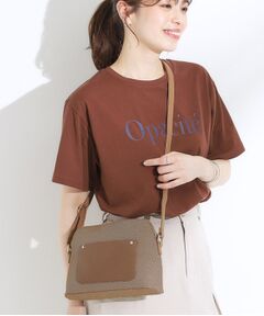 SHOO・LA・RUE / シューラルー ショルダーバッグ | キャンバス風合皮ショルダーバッグ