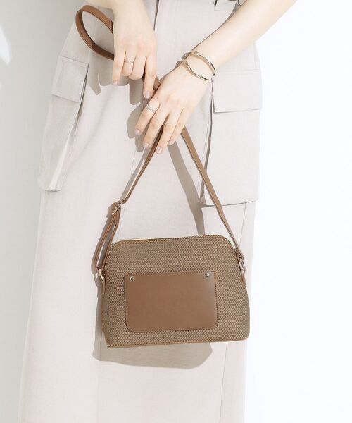 SHOO・LA・RUE / シューラルー ショルダーバッグ | キャンバス風合皮ショルダーバッグ | 詳細3