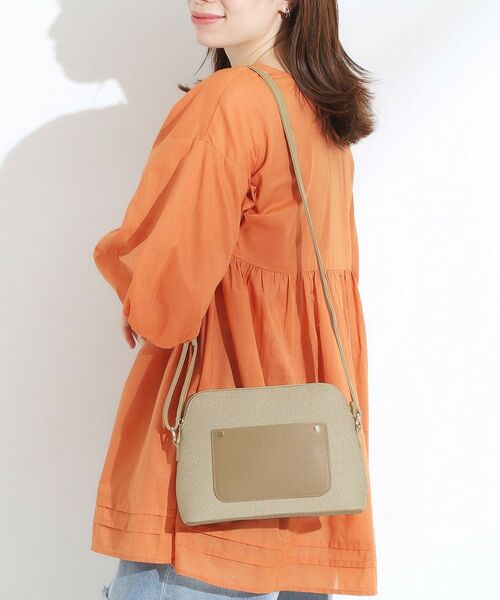 SHOO・LA・RUE / シューラルー ショルダーバッグ | キャンバス風合皮ショルダーバッグ | 詳細5