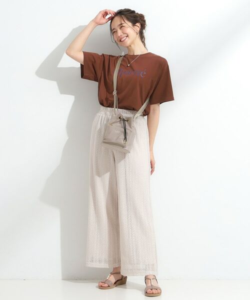 SHOO・LA・RUE / シューラルー ショルダーバッグ | 【Lee別注/撥水】巾着ショルダーバッグ | 詳細6