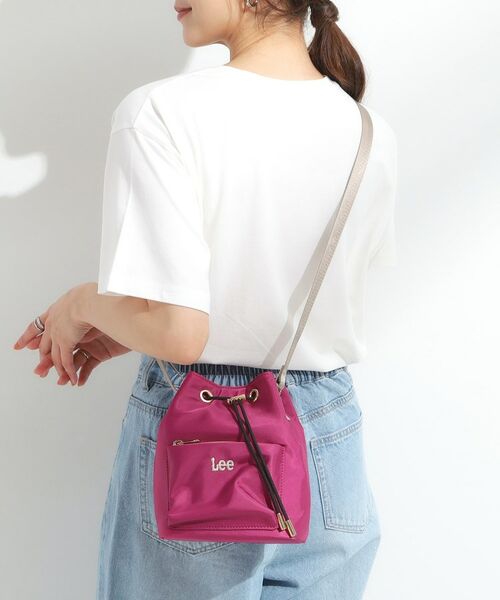 SHOO・LA・RUE / シューラルー ショルダーバッグ | 【Lee別注/撥水】巾着ショルダーバッグ | 詳細7