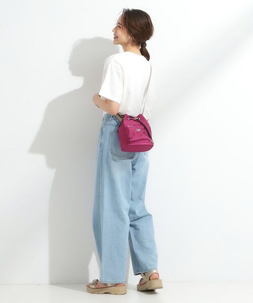 SHOO・LA・RUE / シューラルー ショルダーバッグ | 【Lee別注/撥水】巾着ショルダーバッグ | 詳細8