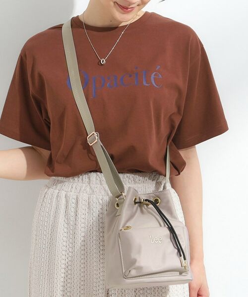 SHOO・LA・RUE / シューラルー ショルダーバッグ | 【Lee別注/撥水】巾着ショルダーバッグ(ベージュ(052))