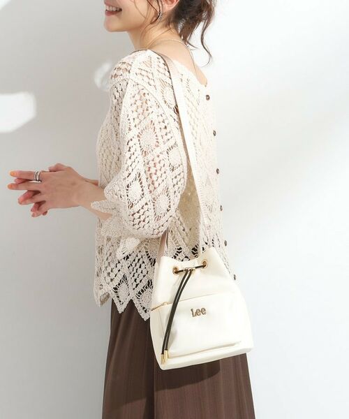 SHOO・LA・RUE / シューラルー ショルダーバッグ | 【Lee別注/撥水】巾着ショルダーバッグ(アイボリー(804))