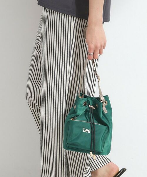 SHOO・LA・RUE / シューラルー ショルダーバッグ | 【Lee別注/撥水】巾着ショルダーバッグ(グリーン(822))