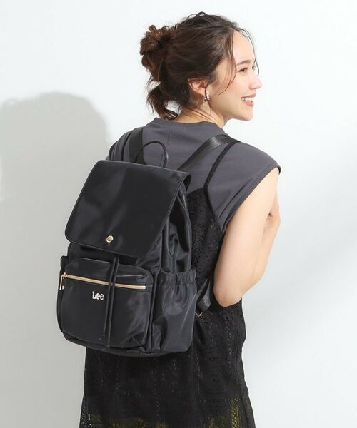純です　その②フラップリュック 合皮 パイピング フラップ リュック 高校生 大学生 B5 旅行 ミニ