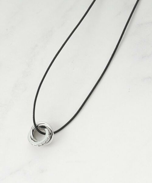 SHOO・LA・RUE/シューラルー 【マルチWAY】キラキラリングネックレス シルバー(006) 00 SHOO・LA・RUE/シューラルー 【マルチWAY】キラキラリングネックレス シルバー(006) 00