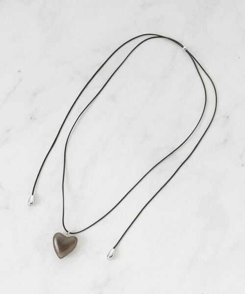 SHOO・LA・RUE / シューラルー ネックレス・ペンダント・チョーカー | 【マルチWAY】クリアハートネックレス | 詳細5