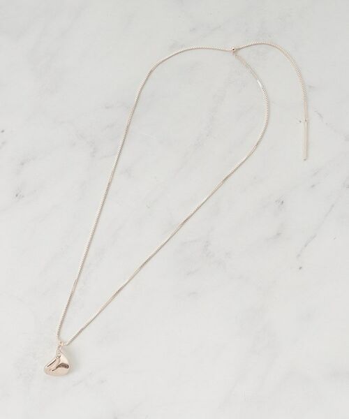 SHOO・LA・RUE / シューラルー ネックレス・ペンダント・チョーカー | 【2WAY】変形ドロップメタルネックレス | 詳細2