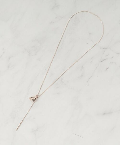 SHOO・LA・RUE / シューラルー ネックレス・ペンダント・チョーカー | 【2WAY】変形ドロップメタルネックレス | 詳細5