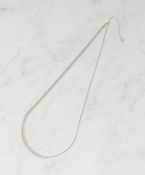 SHOO・LA・RUE / シューラルー ネックレス・ペンダント・チョーカー | 【2WAY】クリアビーズネックレス | 詳細1