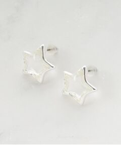 SHOO・LA・RUE / シューラルー ピアス・イヤリング | 【チタンポスト】クリア星ピアス