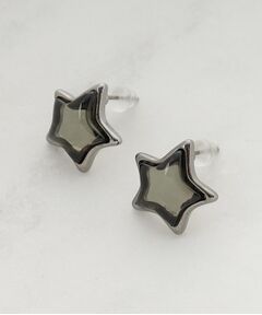 SHOO・LA・RUE / シューラルー ピアス・イヤリング | 【チタンポスト】クリア星ピアス