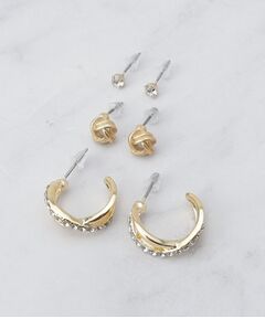 SHOO・LA・RUE / シューラルー ピアス・イヤリング | 【チタンポスト/6点セット】ピアス