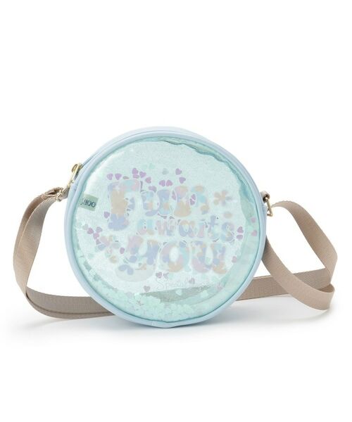 SHOO・LA・RUE / シューラルー ショルダーバッグ | PVCラウンドポシェット(サックスブルー(090))