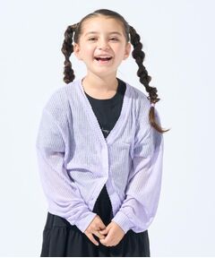 SHOO・LA・RUE / シューラルー カーディガン・ボレロ | シアーリブ編みニットソーカーディガン