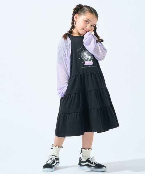 SHOO・LA・RUE / シューラルー カーディガン・ボレロ | シアーリブ編みニットソーカーディガン | 詳細8