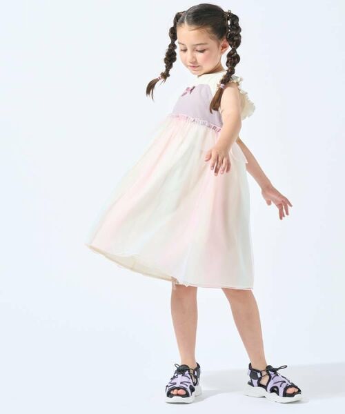 SHOO・LA・RUE / シューラルー ロング・マキシ丈ワンピース | 【100-120cm】おんなのこの憧れ プリンセス風チュールドレス | 詳細9