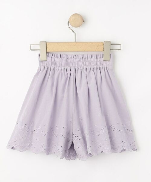 SHOO・LA・RUE / シューラルー ショート・ハーフ・半端丈パンツ | 【100-150cm】ガーリーコーデに カットワークレースキュロット | 詳細2