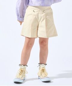 SHOO・LA・RUE / シューラルー ショート・ハーフ・半端丈パンツ | 【130-150cm】ハートモチーフに心ときめく ハイウエストショートパンツ