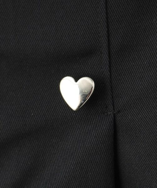 SHOO・LA・RUE / シューラルー ショート・ハーフ・半端丈パンツ | 【130-150cm】ハートモチーフに心ときめく ハイウエストショートパンツ | 詳細9