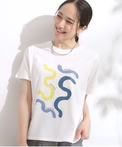 SHOO・LA・RUE / シューラルー Tシャツ | 【S-LL/ひんやり/汗ジミ軽減/UVカット】グラフィックアソートTシャツ