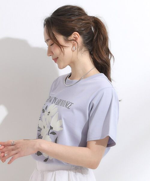 SHOO・LA・RUE / シューラルー Tシャツ | 【S-LL/ひんやり/汗ジミ軽減/UVカット】グラフィックアソートTシャツ | 詳細10