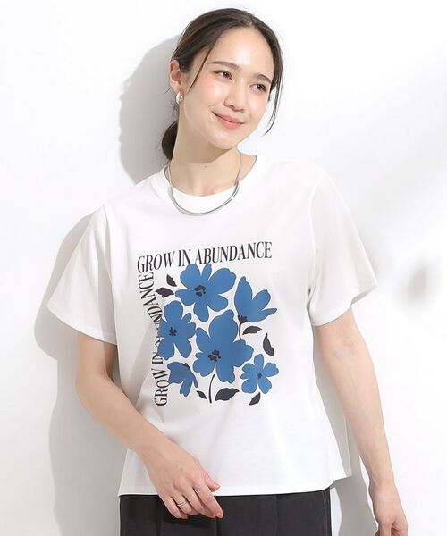 SHOO・LA・RUE / シューラルー Tシャツ | 【S-LL/ひんやり/汗ジミ軽減/UVカット】グラフィックアソートTシャツ | 詳細13