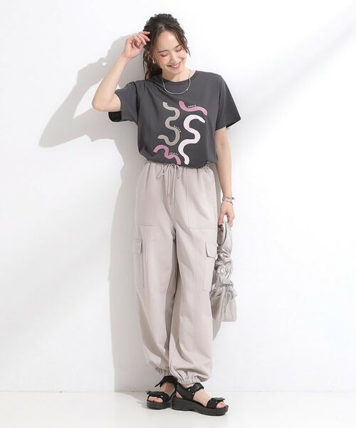 SHOO・LA・RUE / シューラルー Tシャツ | 【S-LL/ひんやり/汗ジミ軽減/UVカット】グラフィックアソートTシャツ | 詳細19