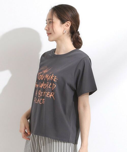SHOO・LA・RUE / シューラルー Tシャツ | 【S-LL/ひんやり/汗ジミ軽減/UVカット】グラフィックアソートTシャツ | 詳細2