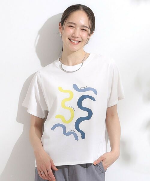 SHOO・LA・RUE / シューラルー Tシャツ | 【S-LL/ひんやり/汗ジミ軽減/UVカット】グラフィックアソートTシャツ | 詳細21