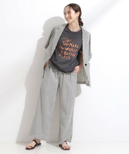 SHOO・LA・RUE / シューラルー Tシャツ | 【S-LL/ひんやり/汗ジミ軽減/UVカット】グラフィックアソートTシャツ | 詳細3