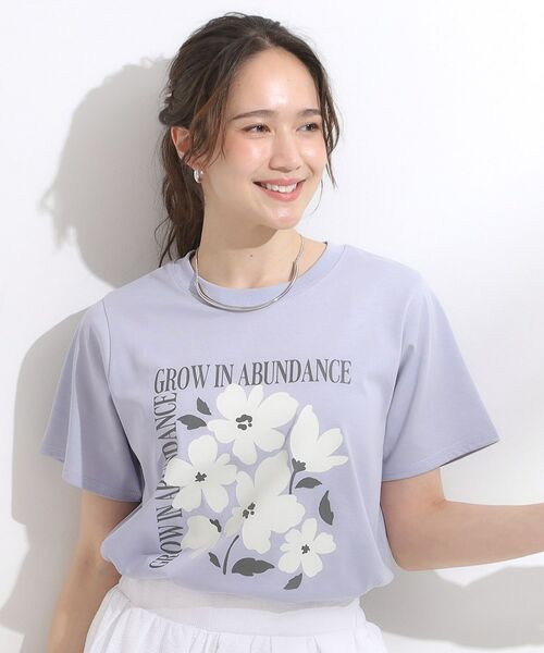 SHOO・LA・RUE / シューラルー Tシャツ | 【S-LL/ひんやり/汗ジミ軽減/UVカット】グラフィックアソートTシャツ | 詳細9