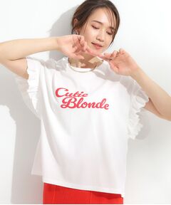 SHOO・LA・RUE / シューラルー Tシャツ | 【S-LL/汗ジミ軽減/ひんやり/UVカット】フリルTシャツ