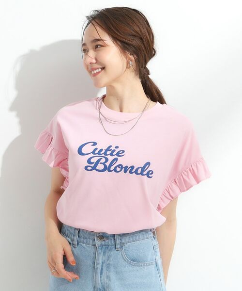 SHOO・LA・RUE / シューラルー Tシャツ | 【S-LL/汗ジミ軽減/ひんやり/UVカット】フリルTシャツ | 詳細13