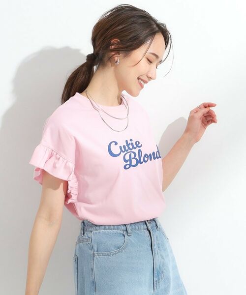 SHOO・LA・RUE / シューラルー Tシャツ | 【S-LL/汗ジミ軽減/ひんやり/UVカット】フリルTシャツ | 詳細14