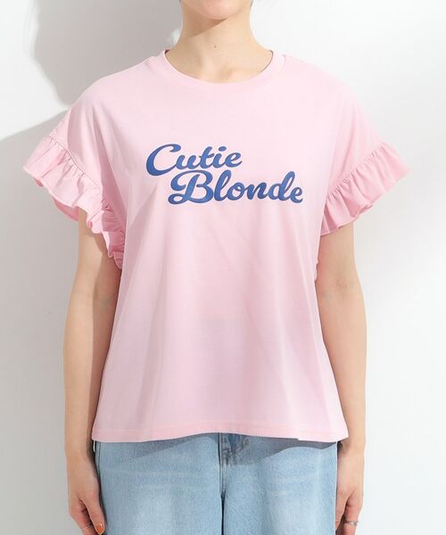 SHOO・LA・RUE / シューラルー Tシャツ | 【S-LL/汗ジミ軽減/ひんやり/UVカット】フリルTシャツ | 詳細17