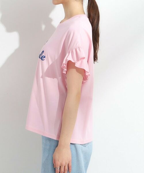 SHOO・LA・RUE / シューラルー Tシャツ | 【S-LL/汗ジミ軽減/ひんやり/UVカット】フリルTシャツ | 詳細18