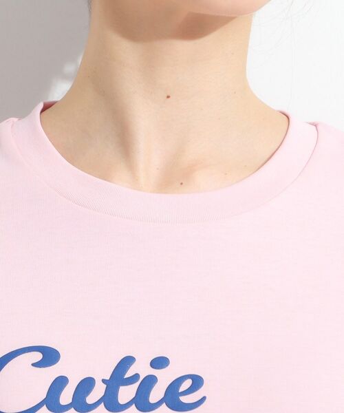 SHOO・LA・RUE / シューラルー Tシャツ | 【S-LL/汗ジミ軽減/ひんやり/UVカット】フリルTシャツ | 詳細20