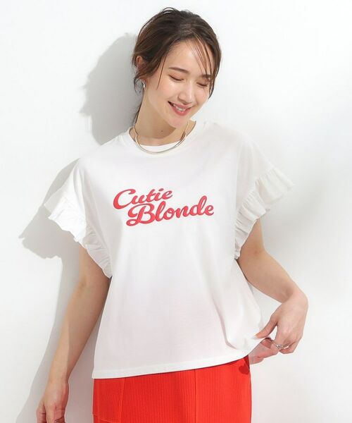 SHOO・LA・RUE / シューラルー Tシャツ | 【S-LL/汗ジミ軽減/ひんやり/UVカット】フリルTシャツ | 詳細5